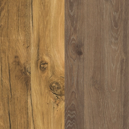 Стеновая панель Дуб Хантон светлый/Дуб Давос трюфель ЭГГЕР