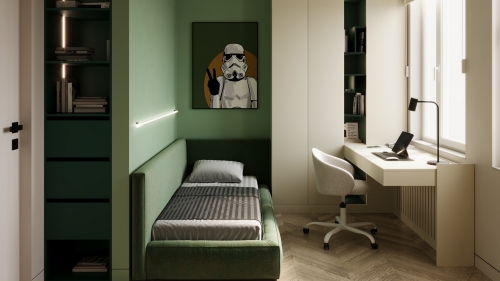 ЛМДФ PS Smart Мягкий фисташковый (матовый)