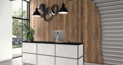 ЛМДФ Дуб Галифакс олово