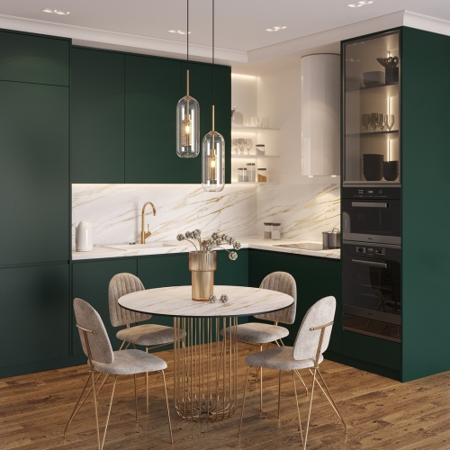 Столешница Рускеала золотой